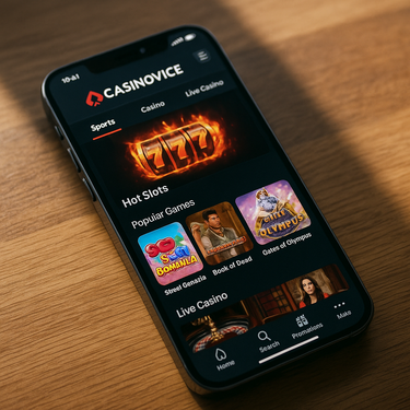 CasinoVice - Mobiel Casino Platform - Responsive Design